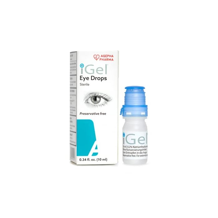 Buy iGel® Moisturizing Eye Drops for Dry Itchy Eyes Artificial Tears