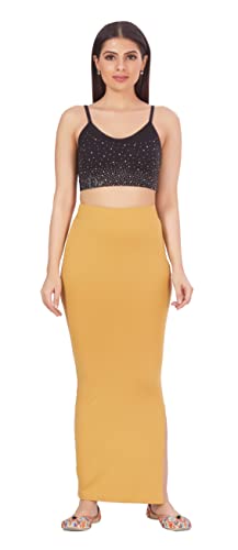 Image of Studio Shringaar Women's Pure Cotton Stretchable Saree Shapewear Petticoat