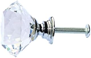 PULABO Round Shape Crystal Glass Drawer Cabinet Knobs and Pull Handles Kitchen Door Handles Wardrobe Hardware Superiorâ€‚Quality and Creative Durable