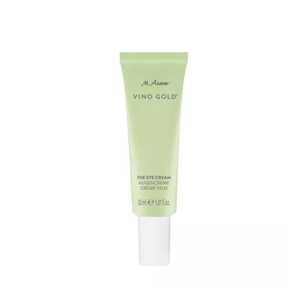 M. Asam Vino Gold Eye Cream - Energizing Under Eye Cream gently protects and nourishes the eye area, helps to counteract fine lines & wrinkles, pampers the sensitive skin around the eyes, 1.01 Fl Oz