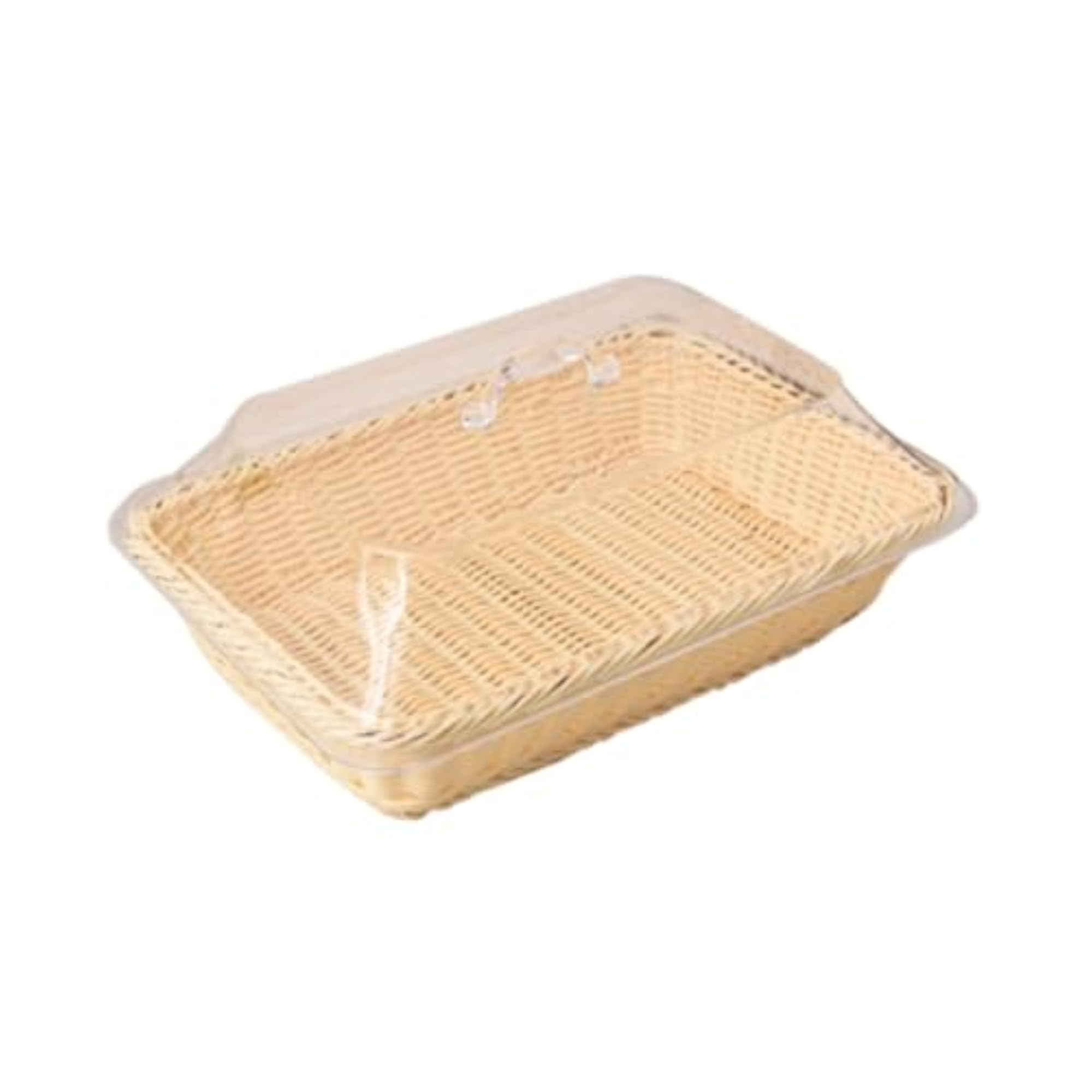 Imitation Rattan Bread Basket for Table Serving