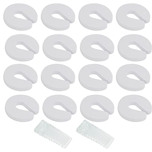 16 Stück klemmschutz für türen kinder + 2 türstopper,kindersicherung tür,türschutz baby,Türstopper Schaumstoff/Kinder/baby,tür klemmschutz Cover