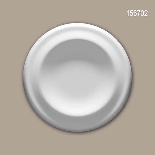 Mousse de polyuréthane rigide rosace Profhome 156702 moulure de plafond 48 cm