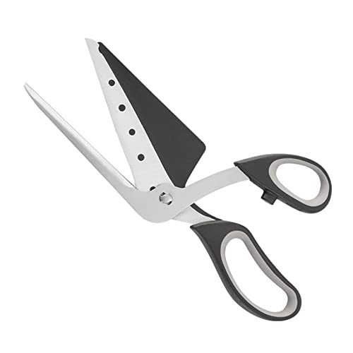 Cortador de Pizza Tijeras de Pizza Cortador de Pizza Desmontable Ultra Afilado para Herramienta de Pizza de Cocina Cortadores de Pizza de 27 cm (Negro)