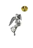 Falcon en el guante Pin Insignia en Fino Inglés Peltre, Handmade
