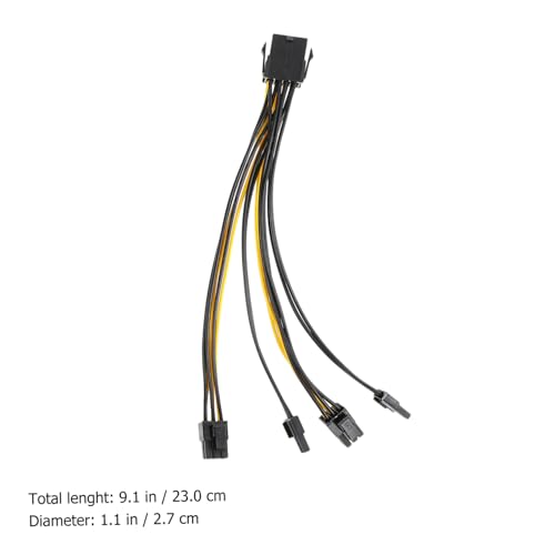 Adaptador de corriente GPU SHINEOFI de 10 piezas para conectar múltiples fuentes de poder 2