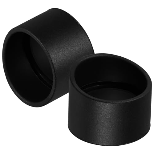 OKUMEYR Rubber Microscope Eyepiece Cover 2 Pieces Binocular Eye Cups Protective Shield Cup for Microscope