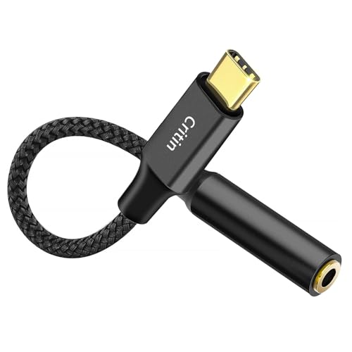 USB C to 3.5 mm Jack,Type C to 3.5mm Headphone Aux Digital Audio Earphone Adaptor,Type C Aux Headphone Adapter,Compatible with iPhone 16 Pro/16 Pro Max/16/16 Plus/15 Pro Max/15 Pro, Samsung, HUAWEI