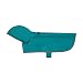 RC Pet Products Packable Dog Rain Poncho, Aqua, Large