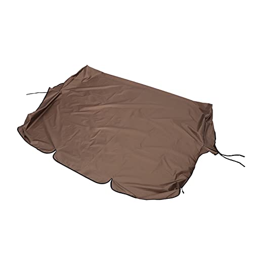Cubierta de asiento para columpio Yardwe café de 150x50 cm impermeable para porche exterior 2