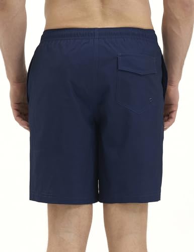 Mens Swim Trunks with Compression Liner 8 inch Quick-Dry Lightweight 2 in 1 Board Shorts 4-Way Stretch UPF 50+3