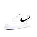 Nike Unisex-Adult Air Force 1 Gs White Leather Fashion-Sneakers 6 Big Kid