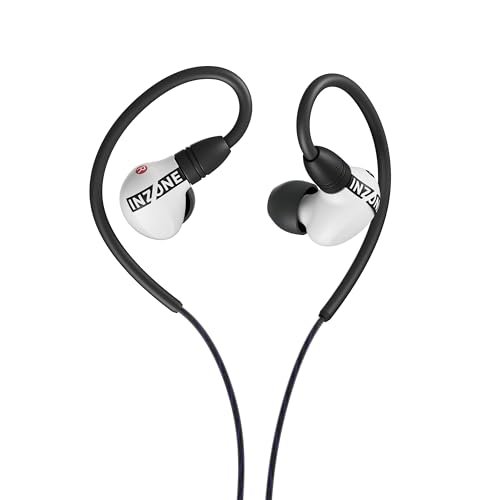 Image of Sony INZONE E9 Wired in-Ear Monitor for Gaming, Sound Isolation, White