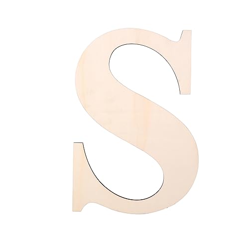 12 Inch Wooden Letter Wood Letters for Wall Decor Blank Unfinished Wooden Letters for Home Wall Decor DIY Painting CraftsS