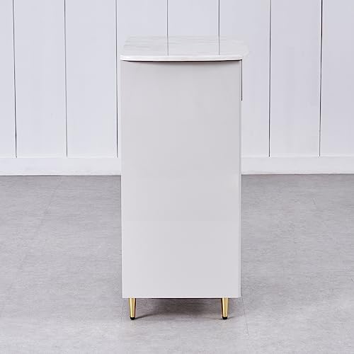 Image of Home Centre | Vegas Chest of 5 Drawers | Chest of Drawers for Bedroom | Engineered Wood | Grey | 1 Year Warranty