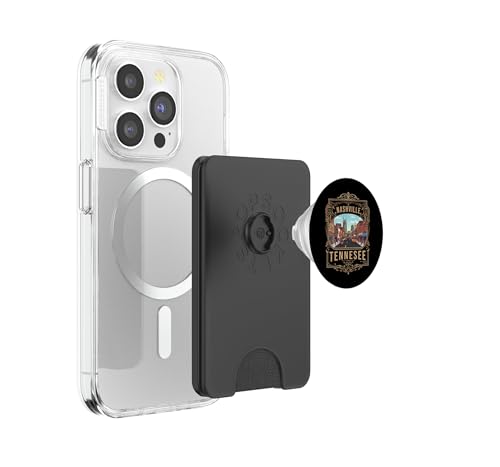 Nashville Souvenir Hommes Tennessee Skyline Nashville PopSockets PopWallet pour MagSafe – vue 3