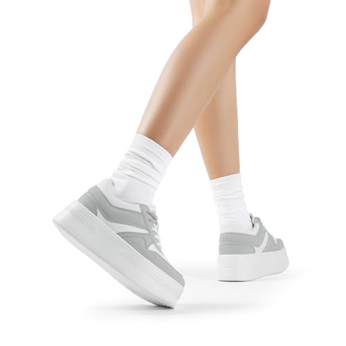Image of DREAM PAIRS Women's Platform Casual Sneakers