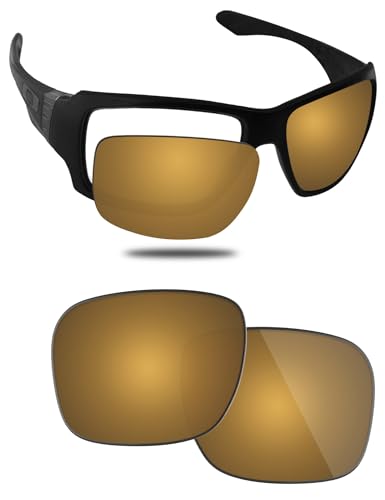 Image of Fiskr Polarized Lenses Replacement Compatible with Oakley Big Taco Sunglasses, Impact Resistant & Perfect Fit