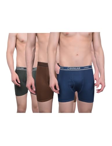 Image of Dollar Lehar Mens Combed Cotton Trunk - Actual Colour May Vary