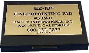 Fingerprint Pad for Roll Fingerprinting