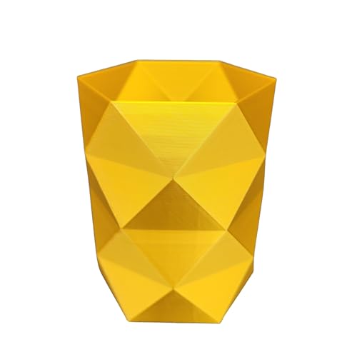 Pot à Crayon Écoresponsable – Organisateur Polyvalent Bureau & Maquillage – Design Moderne et Durable – Fabrication Française en PLA Biodégradable (Or)