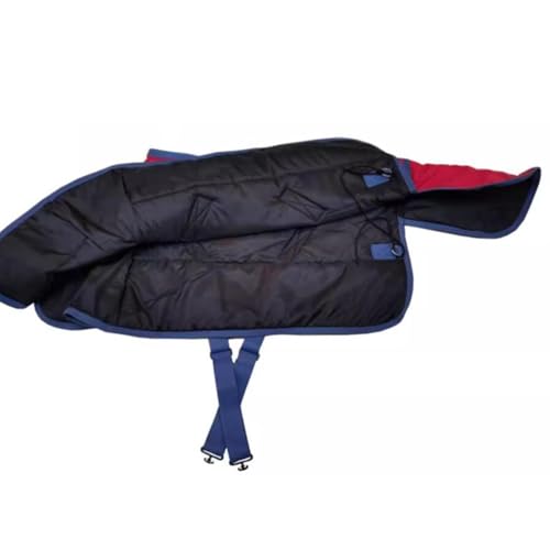 Manta para caballo transpirable de invierno con forro de poliéster resistente 5
