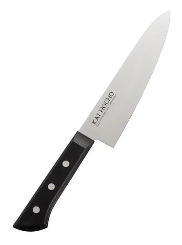 Gift Box Hocho Premium Chef Knife 7.36 Inc. Blade, Black, Stainless Steel Knife.