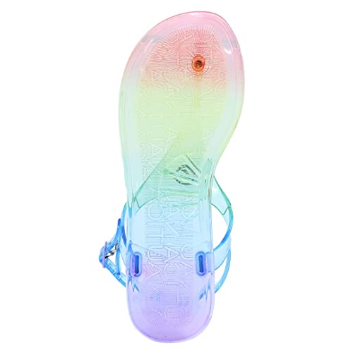 Nautica Women's Jelly Sandel Flip-Flop With Back Strap - Comfort Slipper Soft Cushion Thong Slide-G