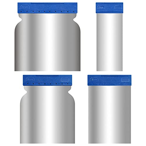 SmartPack Japanspachtel Set aus Edelstahl, 4-Teilig, rostfreie Spachtel, Malerspachtel für Acrylmalerei, Reparaturen, Tapeten Entfernung und andere Mal- und Bauarbeiten, Maler Spachtel Werkzeug Cover