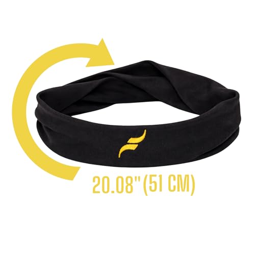Image of Organic Fitness Fabrixx - Premium Gym Headband Made with Organic Cotton, Sweatband Headband with a Stylish Twist for Men and Women