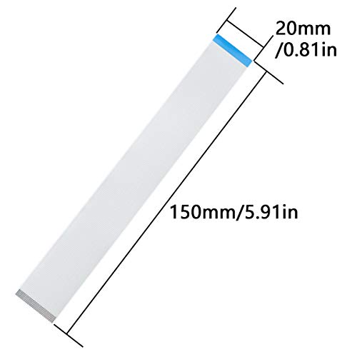 Itrolle Flat Cable 8Pcs Fpc Ffc 150Mm Length 40 Pin 0.5Mm Pitch Flexible Ribbon Cables B Type #TOP1