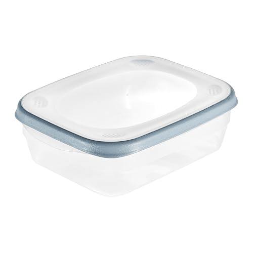 keeeper Contenitore salvafreschezza, 1200 ml, adatto al microonde, impilabile, lavabile in lavastoviglie, 20 x 15,5 x 6 cm, Franco, blu nordico (blu)