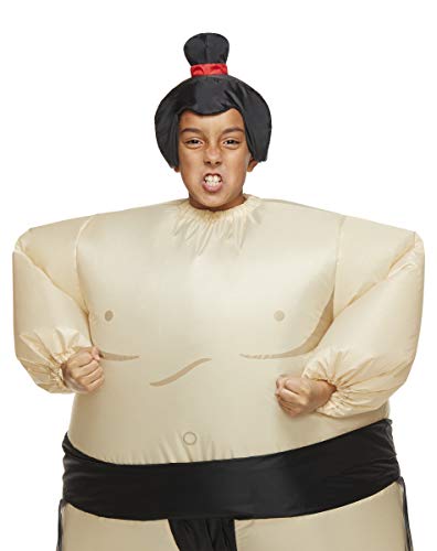 Disfraz Inflable de Luchador Sumo para Niños miniatura 2