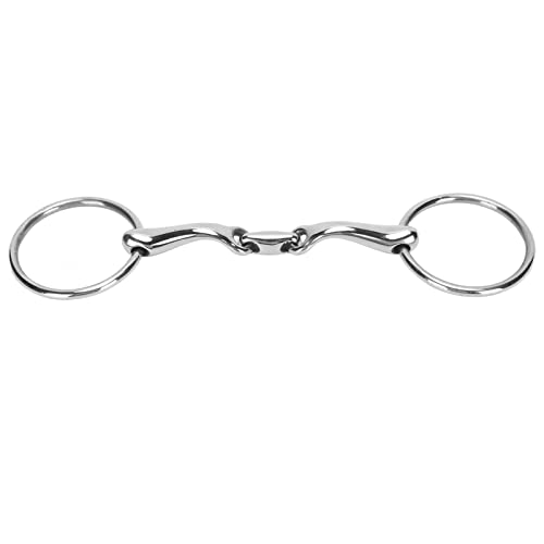 Mors de bouche de cheval Pilipane anti-blessure à liaison flexible en acier poli