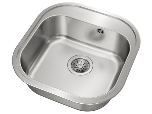 Fregadero automático TEKA Stylo 1C con escurridor de acero inoxidable higiénico 4