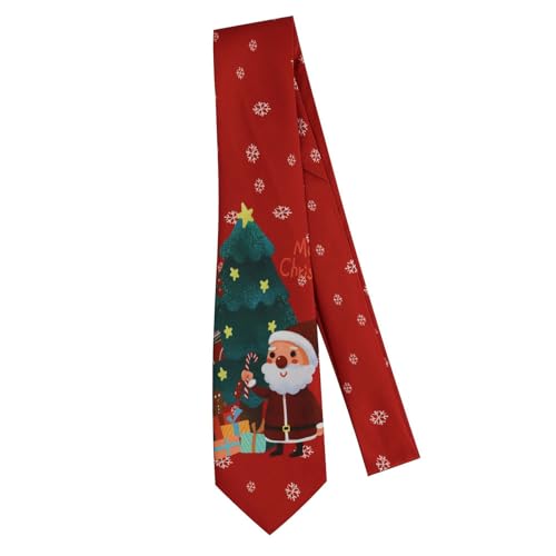 Liooce Weihnachtskrawatte Dekorative Weihnachten Krawatte zum Thema Weihnachten Krawatten für