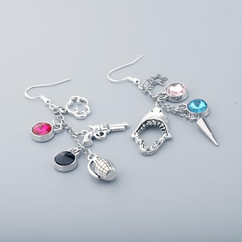 OKEYCH Game Anime Inspired Gift J Fan Earrings Gamer Fandom Jewelry Cosplay Merch4