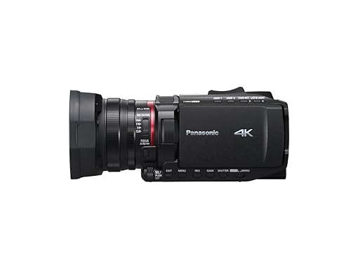 Image of Panasonic X1200 4K Camcorder, Wide Angle Telephoto Lens with 24X Zoom, Hybrid O.I.S.,Lightweight Heat Dispersing Design, Eco Packaging - HC-X1200 | 24X Zoom, Lightweight Heat Dispersing Design, Eco Packaging - HC, Hybrid O.I.S