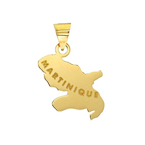 Pendentif Martinique en Or 750/1000, le cadeau idéal chargé d'histoire