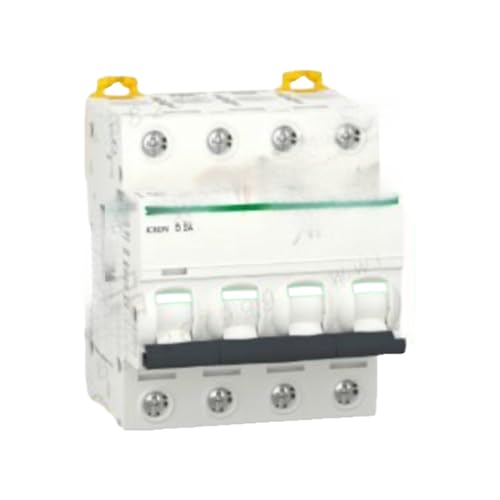 Disjoncteur A9F75404 4P D4A 6kA courbe D3A tétrapolaire pour tableau électrique triphasé
