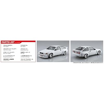 Aoshima Toyota TRD AE86 Corolla Levin 83 1:24 Model Kit