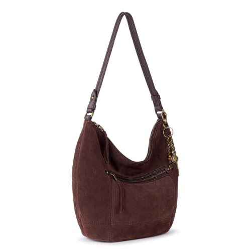 Image of The Sak Sequoia Leather Hobo Bag - Large Slouchy Shoulder Purse, Zip Pocket