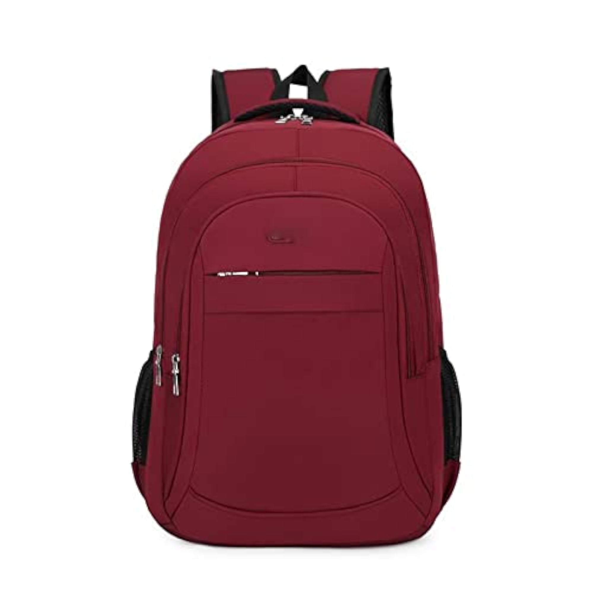 Men's Solid Color Waterproof Laptop Backpack, Large Capacity