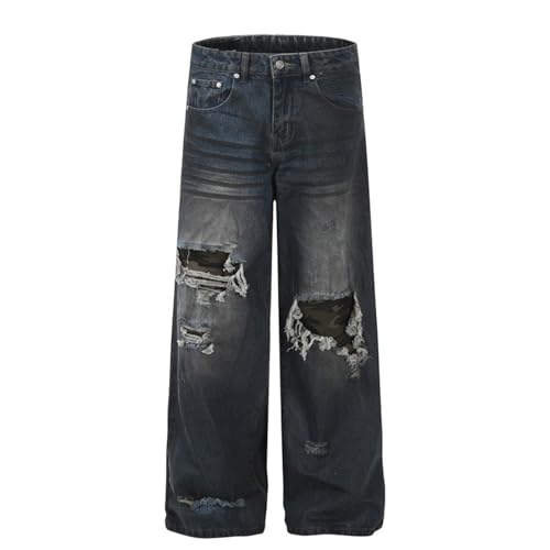 Men's Jeans American Retro High-Street Casual Loose Commute Daily Pants