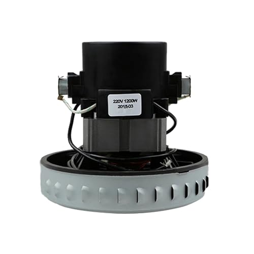 QBGKSFHG Aspiradora Húmeda Motor 1200W Dos Ruedas Aluminio Negro