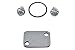 ICT Billet Choke Plate Cover Intake Adapter O-ring Seal Compatible With Small Chevy Chevrolet SBC 305 327 350 383 5.0L 5.7L Designed & Manufactured in the USA 551638