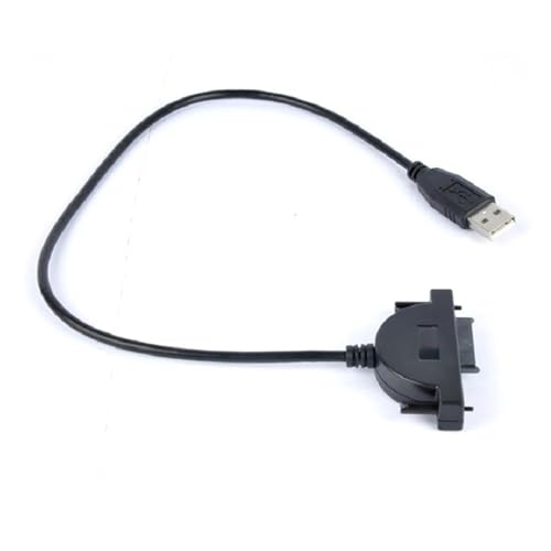 Adaptador USB a SATA de 50 cm para unidad óptica miniatura 3