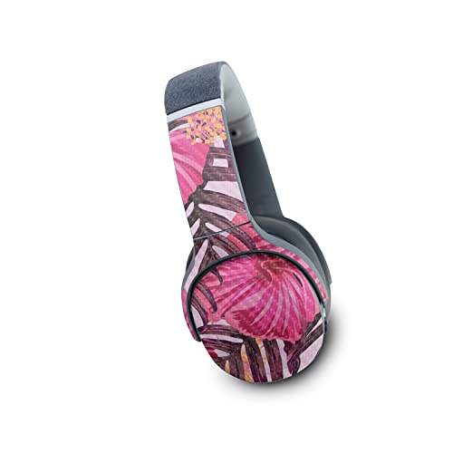 Image of MightySkins Carbon Fiber Skin Compatible with Skullcandy Crusher Evo Wireless - Tropical Pink | Protective, Durable Textured Carbon Fiber Finish | Easy to Apply | Made in The USA
