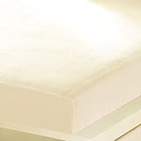 G BETTWARENSHOP – Inkontinenz Spannbettlaken mit Nässeschutz – wasserdicht aus weichem Feinbiber – 2in1 Spannbetttuch & Matratzenschutz 90x190-100x200 cm, Natur