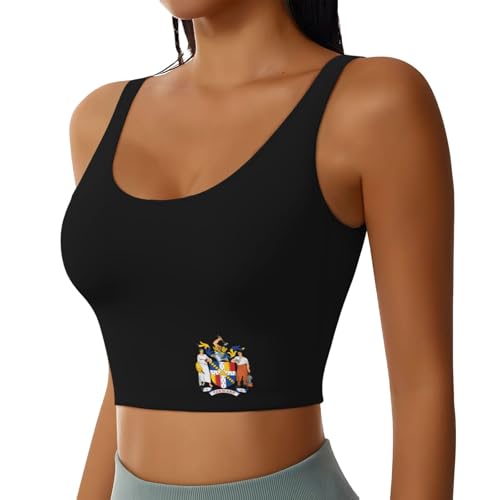 Birmingham Coat of Arms Sports Bra Women Yoga Gym Black